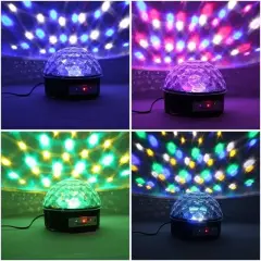 Premio Pr-2839 Usb-mp3-blueooth Destekli Kumandalı Hoparlörlü Yarım Dünya Sihirli Led Disko Topu
