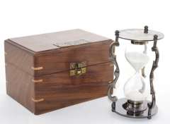 Ahşap Kutulu Pirinç Kumsaati Ksk2060