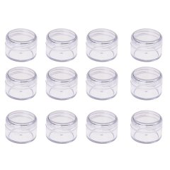 Kapaklı Boş Şişe - Plastik - 3,3X3,7cm