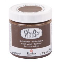 Chalky Finish Dekor Mobilya Boyası 236ml - Rehbraun