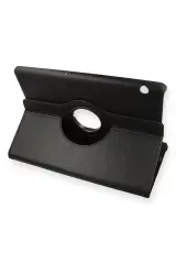 Newface Huawei Mediapad T5 10 Kılıf 360 Tablet Deri Kılıf - Siyah