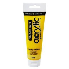Graduate Akrilik Boya 120ml 603 Primary Yellow
