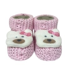 AyBaby AY612 Bebek Triko Patik - Pembe