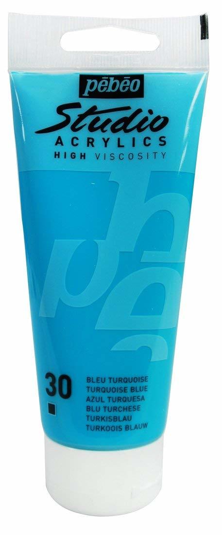 Studio Akrilik Boya - Turquoise Blue - 100ml - N:30
