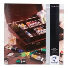 İnspiration Box Ahşap Kutu Yağlı Boya Seti