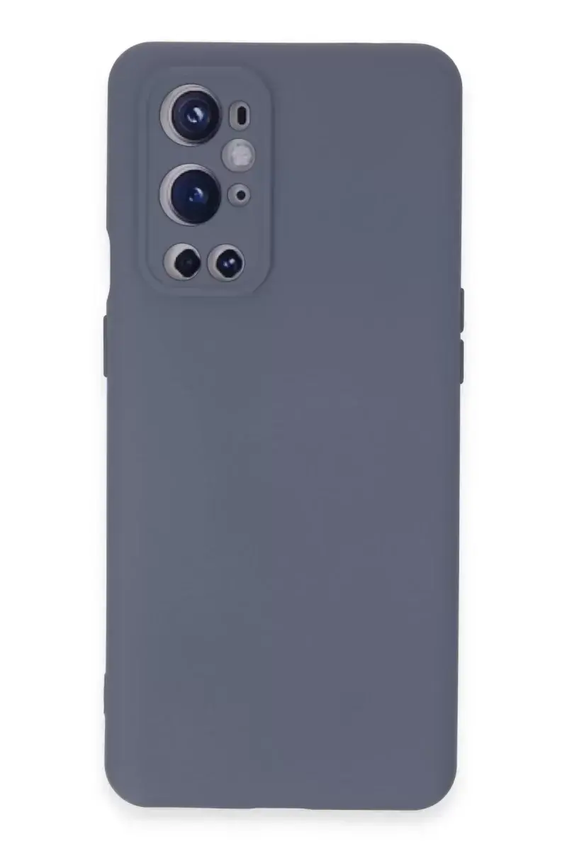 Newface One Plus 9 Pro Kılıf Nano İçi Kadife Silikon - Gri