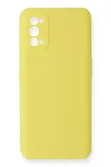Newface Realme 7 Pro Kılıf Nano İçi Kadife Silikon - Sarı
