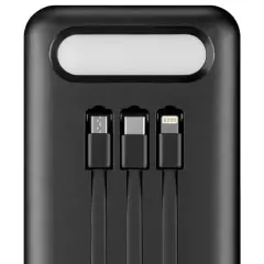 Powerway Tx80 80.000mah Kablolu Dijital Göstergeli Gerçek Fener Işıklı Kamp Siyah Powerbank