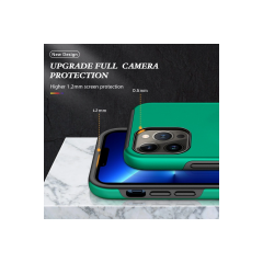 İphone 13 Pro Max Kılıf Elit Yüzüklü Kapak - Yeşil
