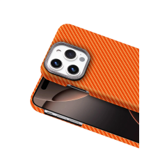 İphone 15 Pro Max Vega Magsafe Kapak - Turuncu