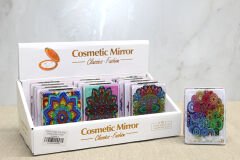 Mandala Desenli Hareketli Sulu El Aynası - Model 2