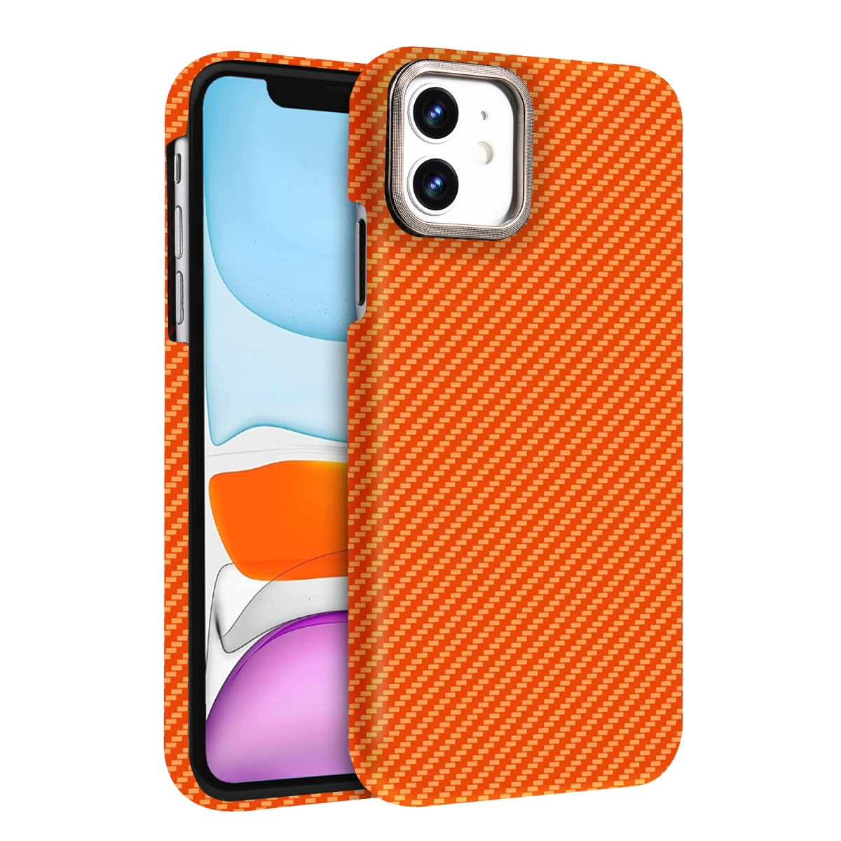 İphone 11 Vega Magsafe Kapak - Turuncu