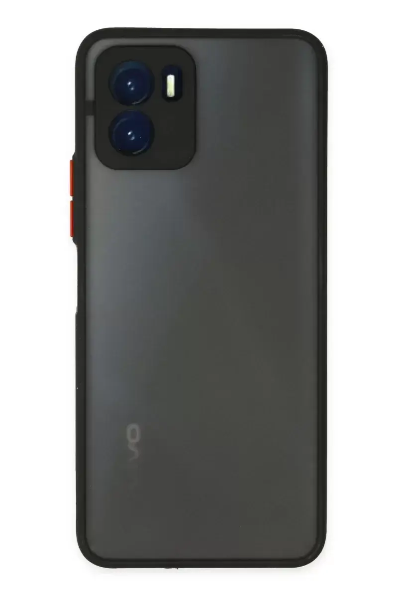 Newface Vivo Y15s Kılıf Montreal Silikon Kapak - Siyah