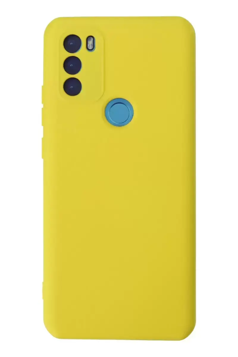 Newface General Mobile Gm 21 Plus Kılıf Nano İçi Kadife Silikon - Sarı