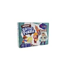 Onyıl Oyuncak 48 Parça Eğitici Ahşap Eğitici Puzzle Meslekler ONY-06