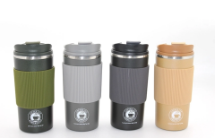 500ml Paslanmaz Çelik Termos Mug - Sızdırmaz Kapaklı Çift Katmanlı Termos Alk3133