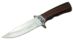 Lanmark A058-1 Kamp Bıçağı 26,5 Cm - Ahşap Sap, Kılıflı