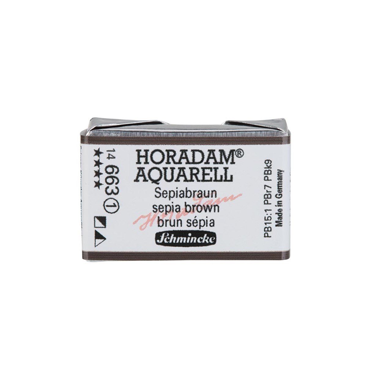 Horadam Artist Tam Boy Tablet Suluboya - Sepia Brown - Seri 1