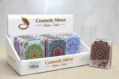 Mandala Desenli Hareketli Sulu El Aynası - Model 4