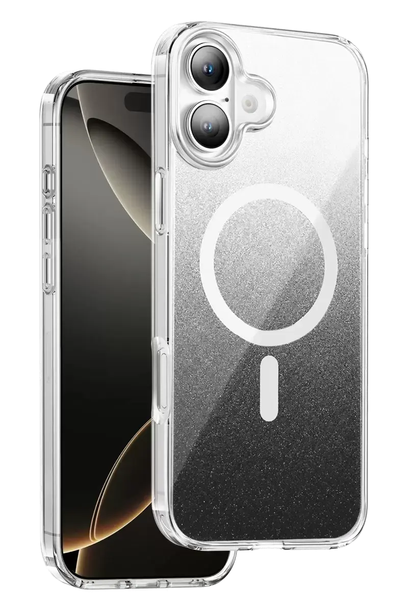 Onegif Apple İphone 17 Sora Simli Magsafe Kapak - Siyah