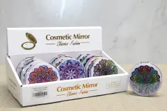 Mandala Desenli Hareketli Sulu El Aynası - Model 5