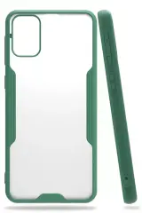 Newface Samsung Galaxy M31 Kılıf Platin Silikon - Yeşil