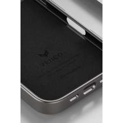 Venco  İphone 16 Pro Wave Kapak - Koyu Kahve