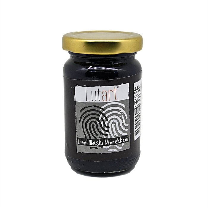 Su Bazlı Linol Baskı Mürekkebi 100ml Siyah