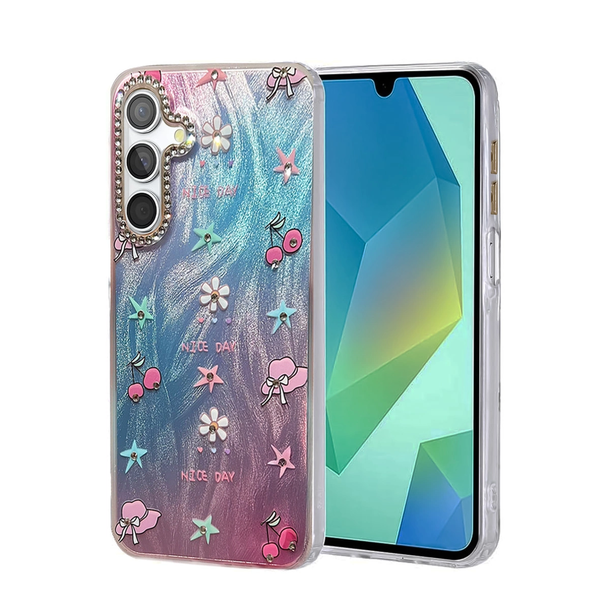 Samsung Galaxy A54 5g Kılıf Blade Aynalı Desenli Kapak - Desen 4