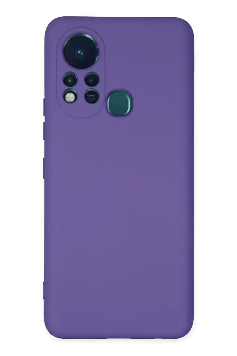 Newface İnfinix Hot 11s Kılıf Nano İçi Kadife Silikon - Mor