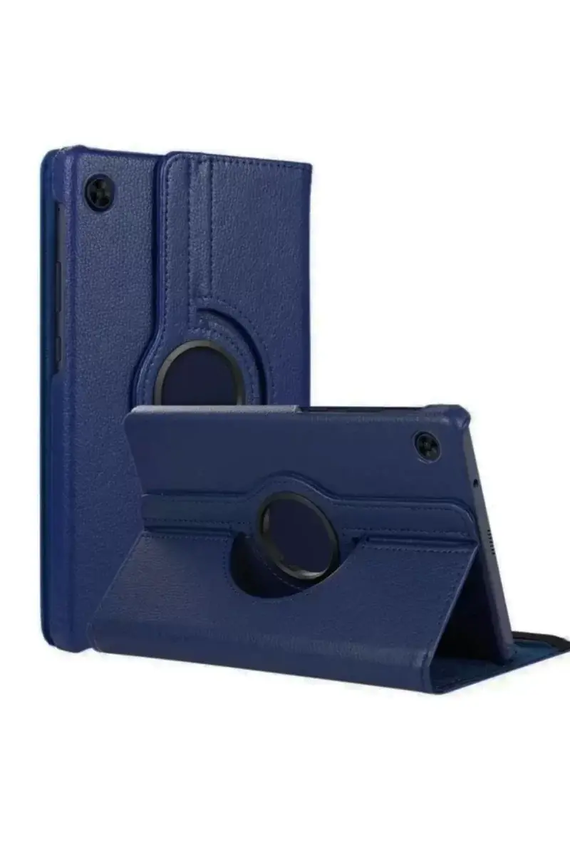 Newface Samsung Galaxy Tab A11 360 Tablet Deri Kılıf - Lacivert