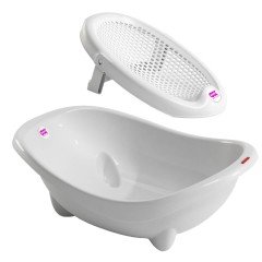 OkBaby Laguna Banyo Küveti & Jelly Küvet Aparatı / Beyaz