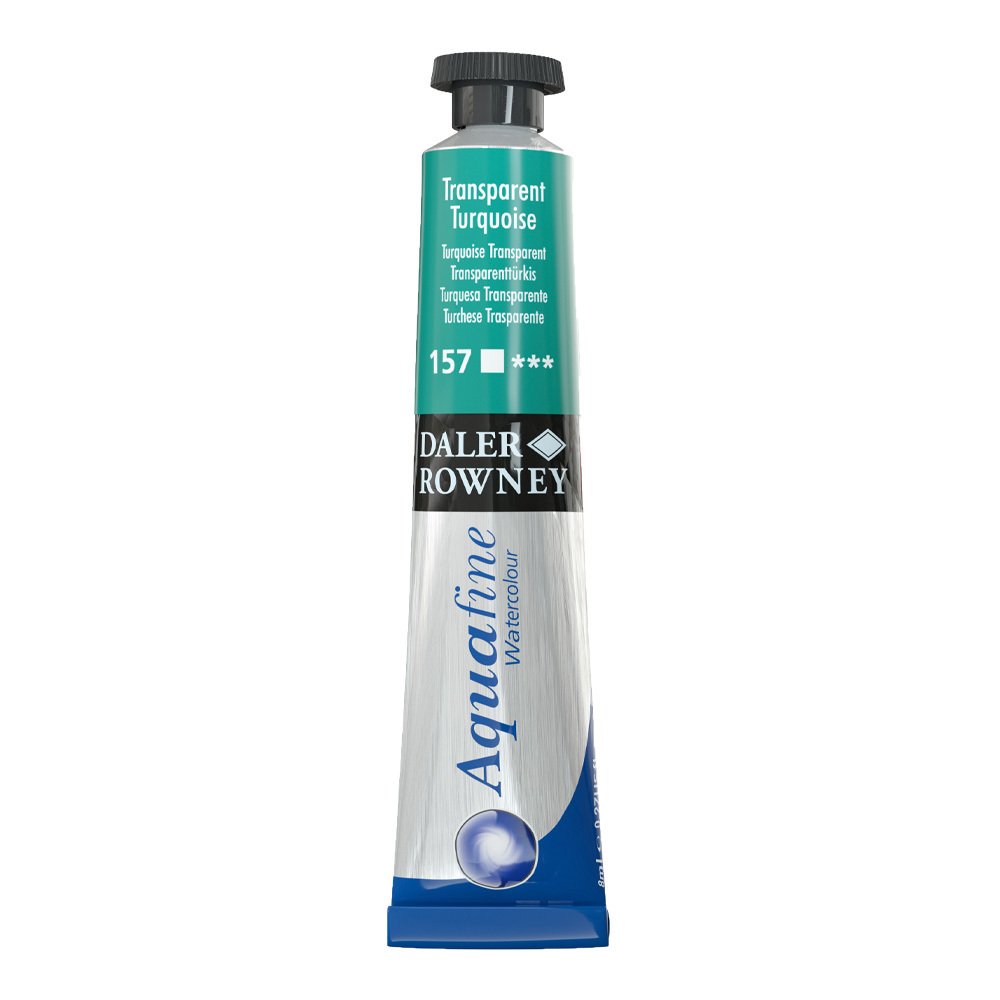 Aquafine Tüp Suluboya 8ml N:157 Transparent Turquoise