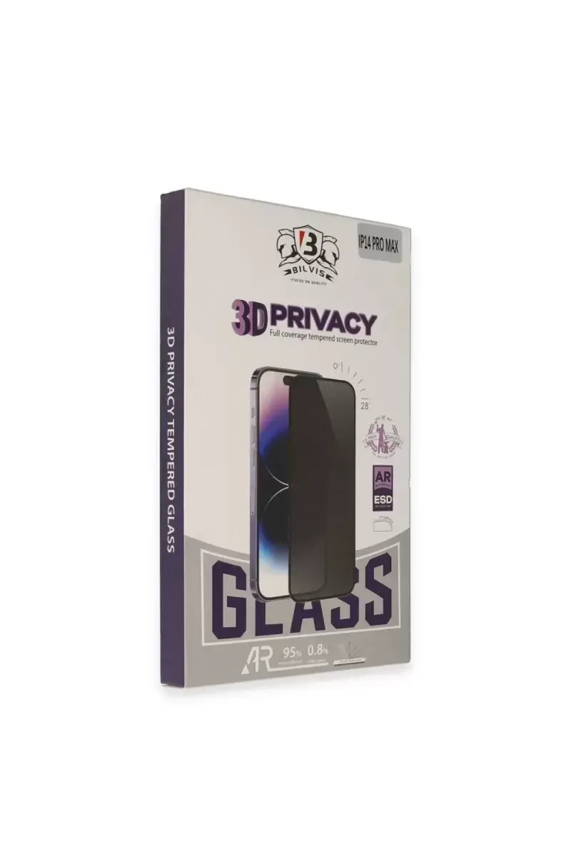 Newface İphone 16 Pro Bilvis 3d Hayalet Cam Ekran Koruyucu