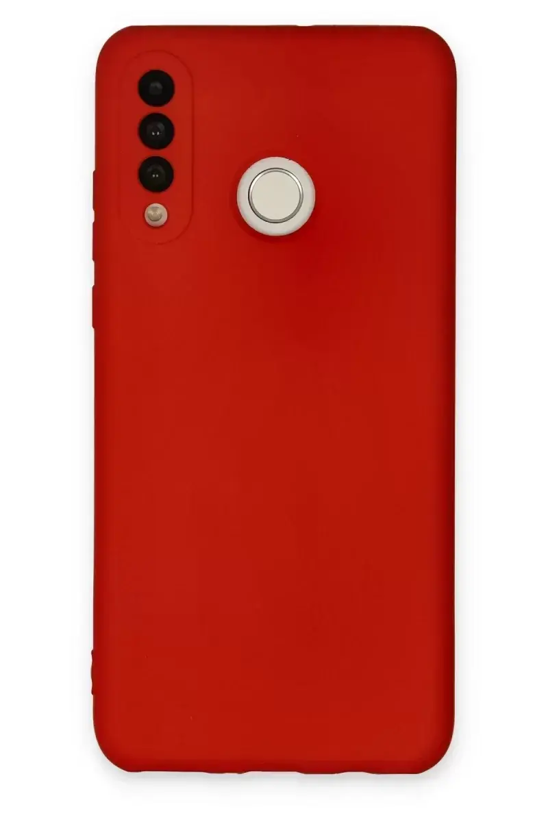 Newface Huawei P30 Lite Kılıf Nano İçi Kadife Silikon - Kırmızı