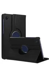 Newface Samsung Galaxy Tab A11 360 Tablet Deri Kılıf - Siyah