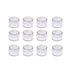Kapaklı Boş Şişe - Plastik - 2X2,8cm