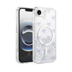 Onegif  İphone 17e Misk Simli Magsafe Kapak - Desen 3
