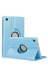 Newface Samsung Galaxy Tab A11 360 Tablet Deri Kılıf - Turkuaz