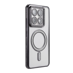 Xiaomi Mi 14t Pro Joke Simli Magneticsafe Kılıf - Siyah