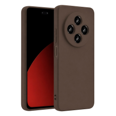 Xiaomi Redmi 14c Kılıf First Silikon - Kahverengi