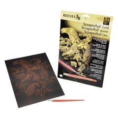 Altın Gravür Kazıma Seti - Kuşlar