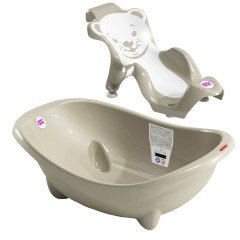 OkBaby Laguna Banyo Küveti & Buddy Küvet Aparatı / Gri