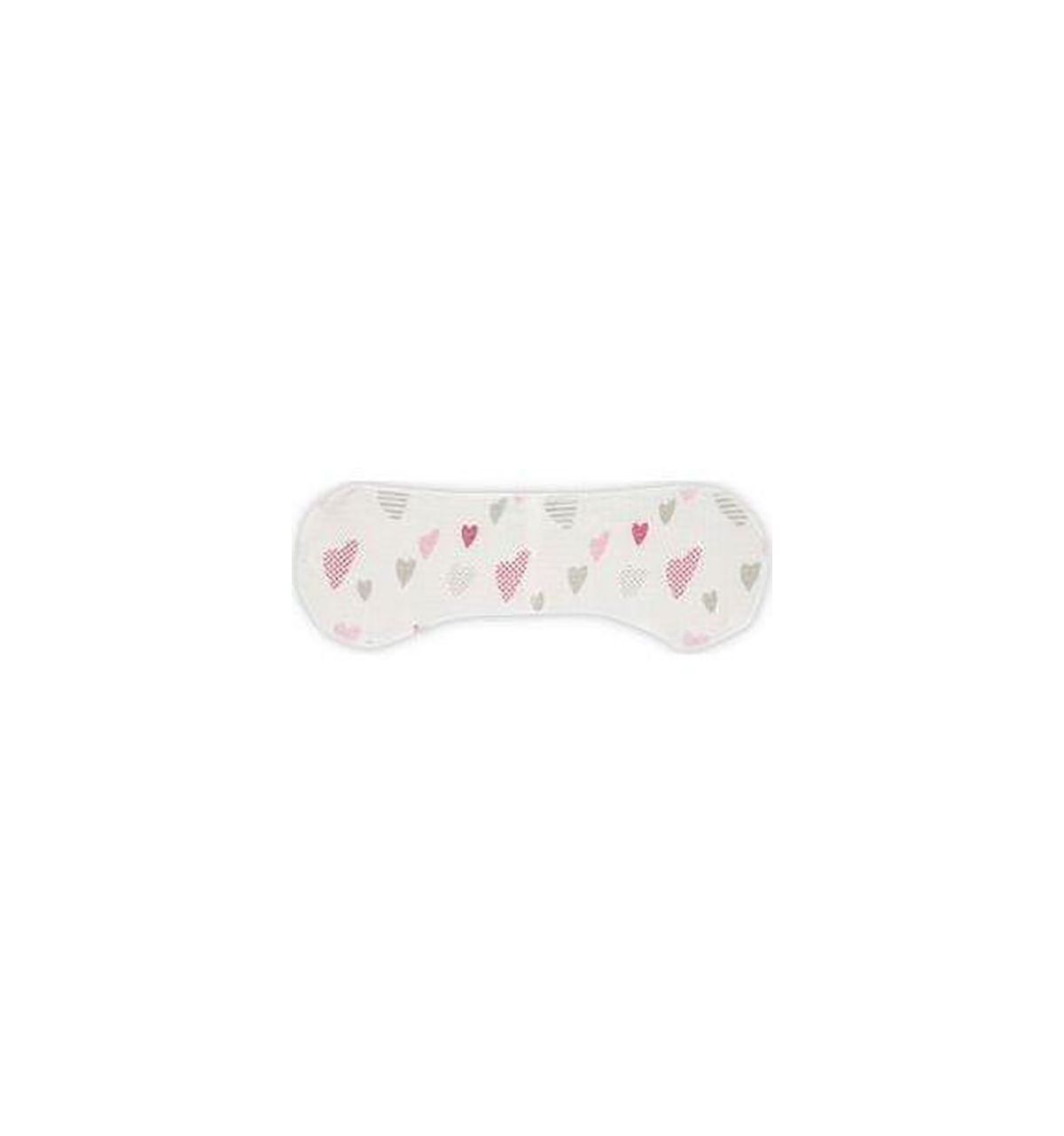 Moje Müslin Omuz Bezi 2Li - Kalpli Desen Pembe