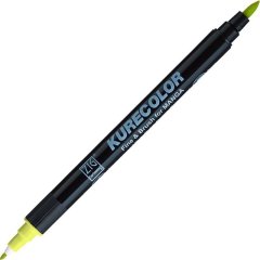 Kurecolor Fine&Brush For Manga Çift Taraflı Kalem N:120 Barium Yellow