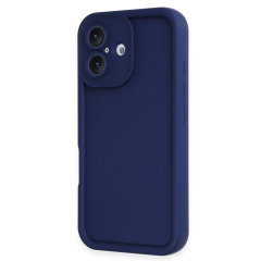 İphone 16 Kılıf Viera Silikon - Lacivert