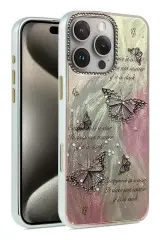 Newface İphone 16 Pro Max Kılıf Blade Aynalı Desenli Kapak - Desen 6