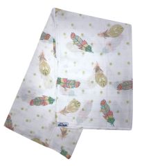 Sevi Bebe Müslin Battaniye 120x100cm - Tüy Desen