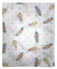 Sevi Bebe Müslin Battaniye 120x100cm - Tüy Desen