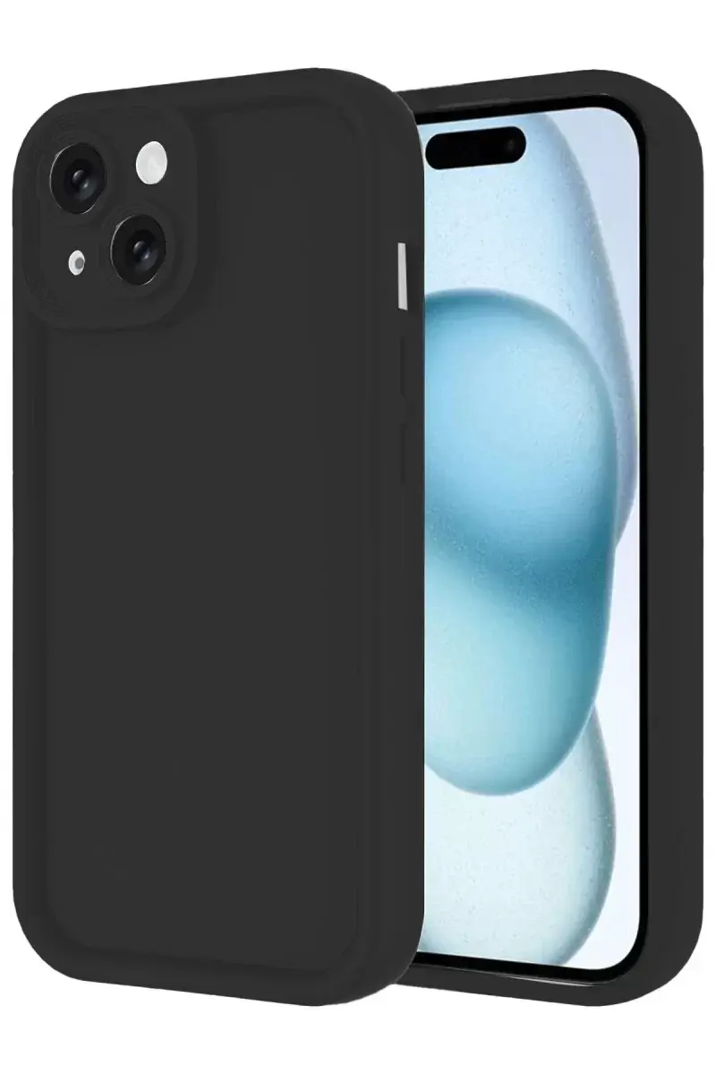 Newface İphone 14 Kılıf Viera Silikon - Siyah